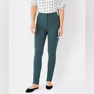 Ann Taylor Audrey Bi-Stretch High Waist Pants Green Size 12